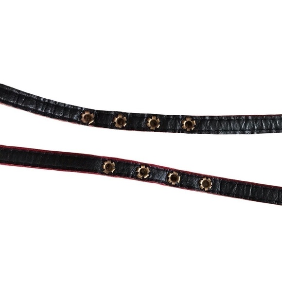 Red velvet platform heels sz 8.5 ankle Strappy stiletto Sexy MWOT valentines day - Picture 13 of 14